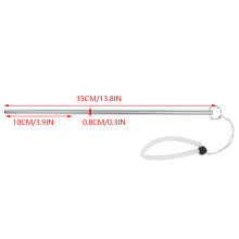 Aluminiumlegierung Taucherpiepser mit Messstab & Lanyard (Silber)