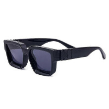 (F) New Square Sunglasses European and American Sun Glasses Women's Millionaire Street Shooting Punk Sun