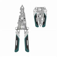 18 in 1 Foldable Wire Stripper Tool, 2025 Upgraded Professional Crimper, Multi-Function Electrician Hand Tool, Compact Design