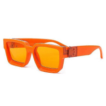 (G) New Square Sunglasses European and American Sun Glasses Women's Millionaire Street Shooting Punk Sun