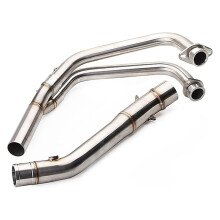 Full Exhaust System Slip-On Middle Pipe Motorcycle Exhaust Pipe for Yamaha MT-03 YZF R25 R3 2015-2018