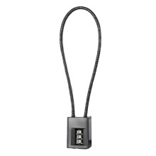 Cable Lock for Bicycles and Helmets, Combination Password Lock, 10mm Thick Steel, Weatherproof, Safe and Robust