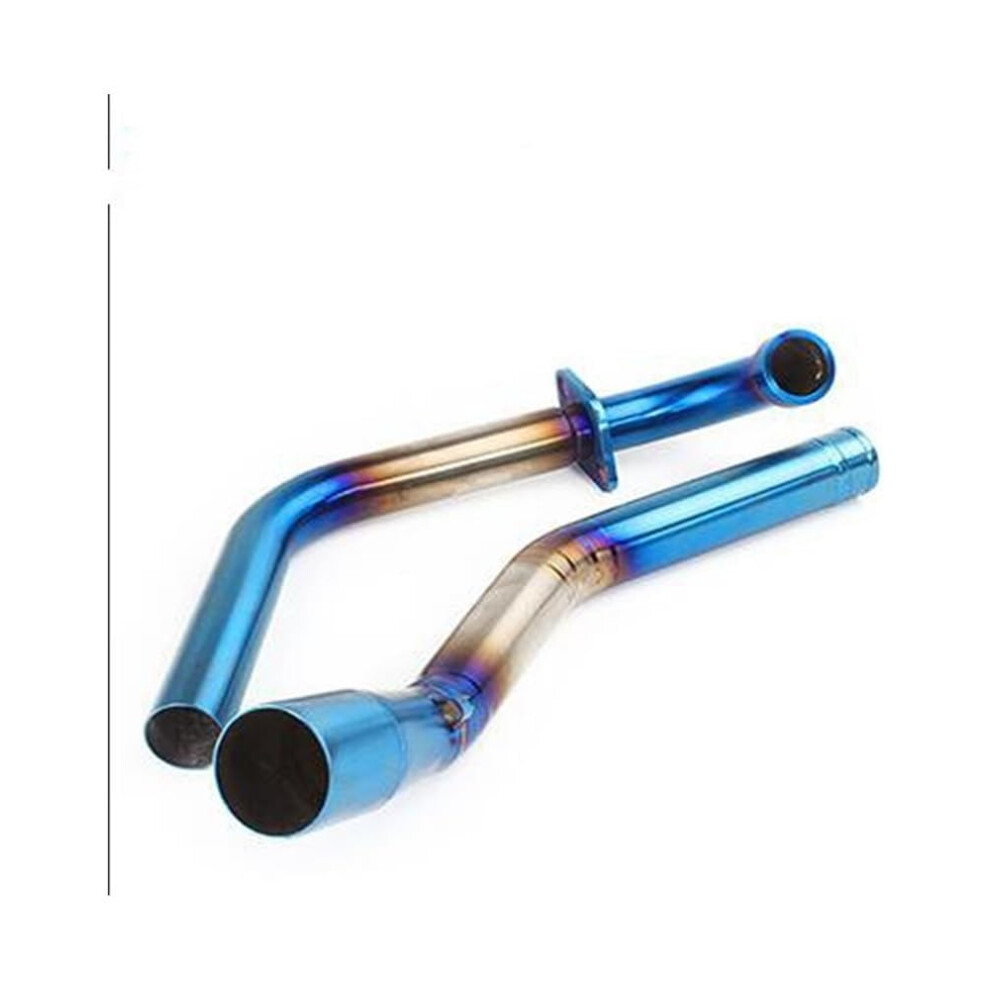 Motorcycle Exhaust Muffler For Yzf-R15, Yzf R15 V3, R125, Mt15, Mt-15 2008-2021, Slip-On Silencer With Mid Link Pipe Gray 6947110804804