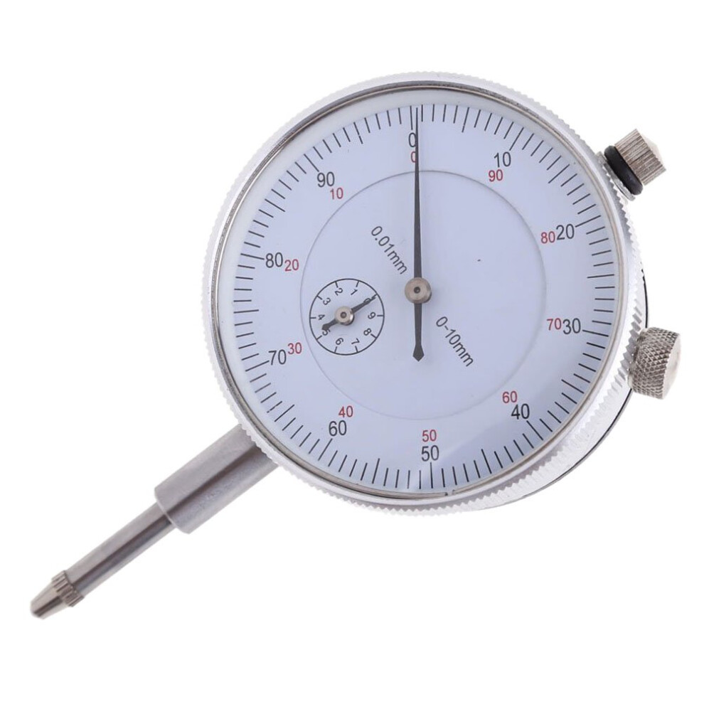 Precision Dial Indicator Gauge 0-10 Mm With 0.01 Mm Resolution For Runout Testing And Measurement Applications 6038364940155