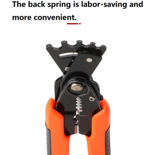 5-In-1 Wire Stripper Tool, Multi-Function Electrician Bending Pliers, Durable Copper Wire Cutter, Easy Grip Design 2