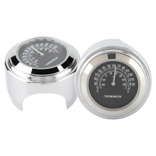 Motorradlenker-Thermometer 22-25mm Wasserdicht Edelstahl Messgerät