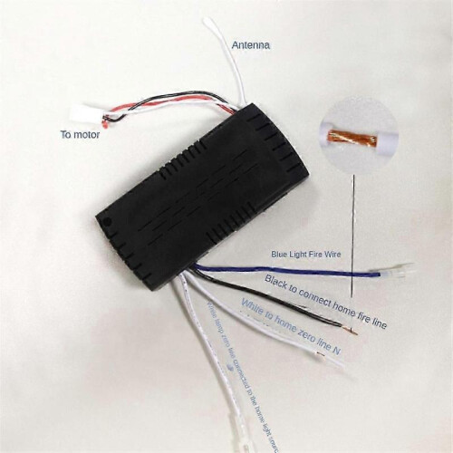 Universal Ceiling Fan Remote Control Kit Replacement, 6-Speed & Timing, Remote Replacement for DC C  x 2