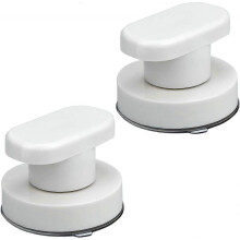 2 Pack Suction Cup Door Handle, Bay Window Suction Cup Pull Handles with Strong Suction Cup for Bath
