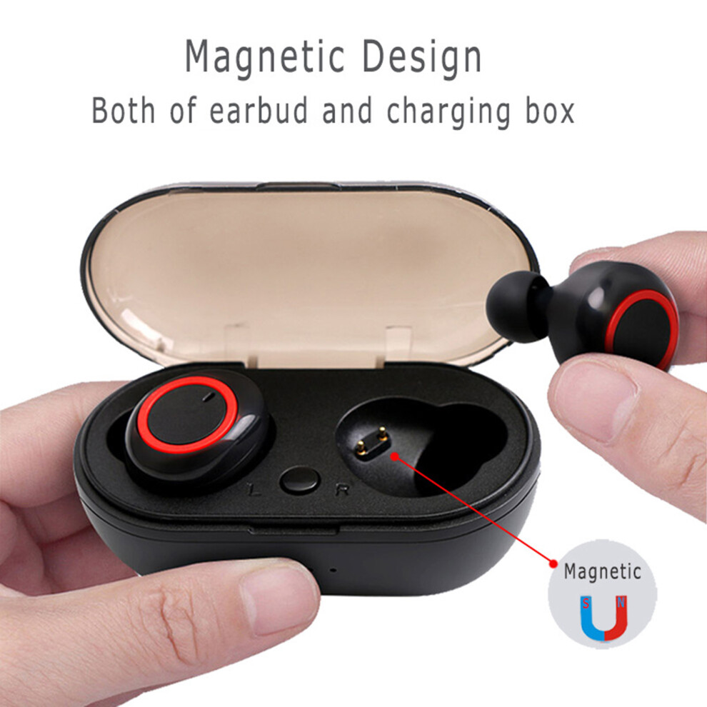 Y50 True Wireless Bt5.0 Headphones Music Earphone 8130196210029