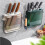 Kitchen Knife Holder Transparent PET Wall Mounted 7