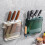 Kitchen Knife Holder Transparent PET Wall Mounted 6