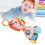 Infant Stroller Rattle Bell with Teether Mirror 12