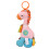 Infant Stroller Rattle Bell with Teether Mirror 4