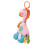 Infant Stroller Rattle Bell with Teether Mirror 3