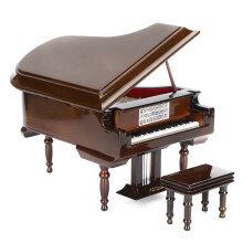 Dekoratives Holzmini-Piano mit Musikantrieb für Zuhause & Geschenke