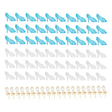 1:12 60pcs Dolls High Heels with 20pcs Ear Stud