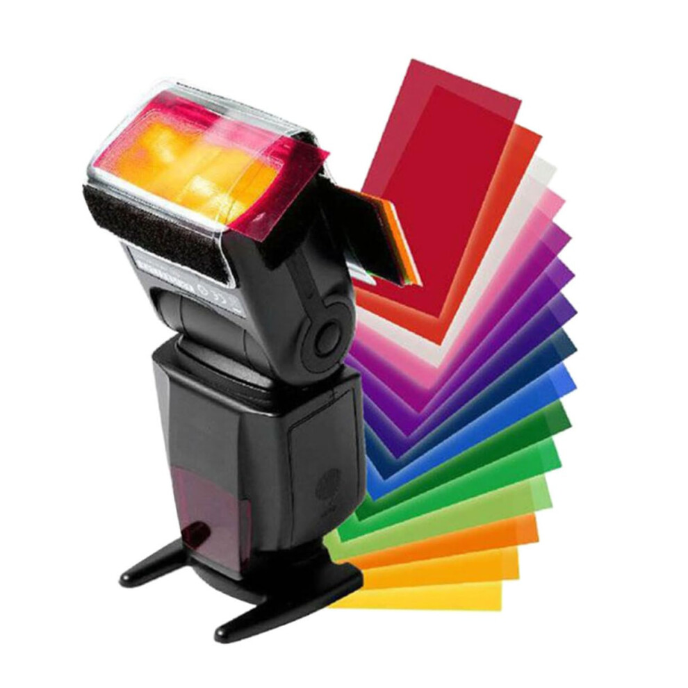 12" Gel Filter Pack Of 2 - Color Gel Filter Card For Photography Ing, Compatible With Studio S Light 6947110808079