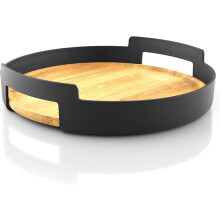 Nordic Kitchen Serving Tray, Simple and Timeless Design, Black