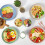 Camping Tableware Set for 4 People Plastic Camping Tableware Set Picnic Tableware with Plate Set, Bowl, Cup, Cutlery Set 2