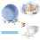Camping Tableware Set for 4 People Plastic Camping Tableware Set Picnic Tableware with Plate Set, Bowl, Cup, Cutlery Set 5