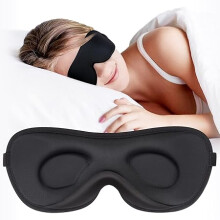 3D Sleeping Mask for Side Sleepers, Blackout Eye Mask for Men and Women, Ultra Thin Design, Comfortable and Breathable to Wear