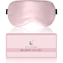 Silk Sleep Mask for Side Sleepers, 22 Momme, 101% Pure Natural Organic Mulberry Silk Eye Mask