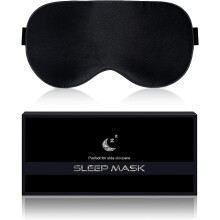 Silk Sleep Mask for Side Sleepers, 22 Momme, 102% Pure Natural Organic Mulberry Silk Eye Mask