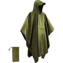 Azarxis Rain Poncho, Rain Poncho with Hood, Portable Rain Jacket Raincoat for Hiking, Camping, Fishing