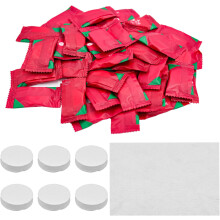 Pack of 100 Compressed Towels in the Shape of Tablets, Mini Hand Wipes Coin for On the Go, Holiday, Travel, Sports, Kitchen