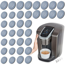 Kitchen appliance sliders, 36 pieces self-adhesive. Suitable for most countertop coffee makers, air fryers,deep fryers, 3 sizes, 19mm + 22mm + 25mm