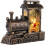 Christmas Snow Globe Lantern Train, for Christmas Decoration, Metallic 1