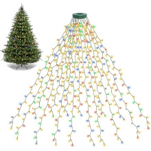 Christmas Tree Lights, 400LED 16 Rows Christmas Tree Lights 8 Modes Suitable for 6ft-7ft Christmas Trees