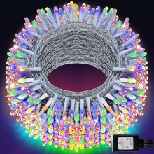 Outdoor Christmas Lights 300 LED Feet (about 33 meters) String Lights 9 Modes and Time Memory Fairy Lights ，Christmas Tree Wedding (Multi-Color)