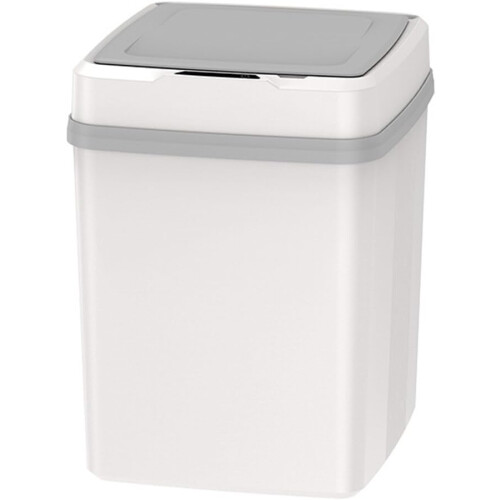 Intelligent Induction Garbage Bin 13L Smart Sensor Trash Can  Kitchen Bedroom Bathroom Blue Battery Style