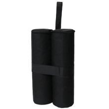 Tent Weights Sandbag 20kg Black, Oxford Fabric, Windproof, Camping Accessories, Outdoor Garden, Tent Foot Weights