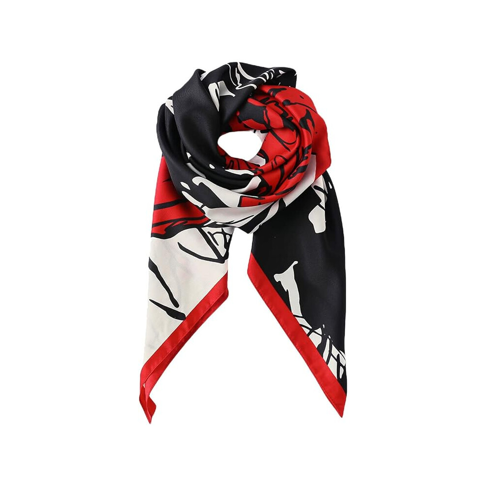 Head Scarf 70 x 73 cm Patterned Paisley Pattern in Various Colours-image-OPC-PK7C7FM-NEW