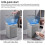 Intelligent Induction Garbage Bin 12L Smart Sensor Trash Can  Kitchen Bedroom Bathroom Blue Battery Style 4