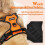 Dog Harness for Medium Dogs, Anti-Pull Dog Harness with Control, No-Pull, Adjustable Harness Orange, L 3