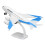 Alloy Airplane Model Aircraft Model 5 Lights 6