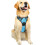 Dog Harness for Medium Dogs, Anti-Pull Dog Harness with Control, No-Pull, Adjustable Harness Blue, M 1