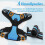 Dog Harness for Medium Dogs, Anti-Pull Dog Harness with Control, No-Pull, Adjustable Harness Blue, M 5