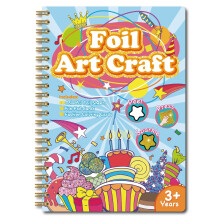 (Birthday) Magic Art Sticker Book Children Princess Animal Handmade DIY Coil Book Colorful Painting Magic Art Painting