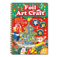 (Christmas) Magic Art Sticker Book Children Princess Animal Handmade DIY Coil Book Colorful Painting Magic Art Painting