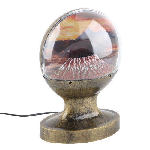 Volcano Landscape Lamp Retro Clear Surface Texture 1
