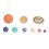Solar System Model PVC Cute 9 Planets Figure for 9