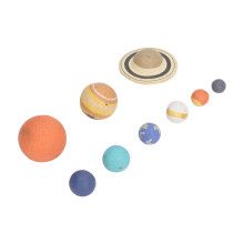 Solar System Model PVC Cute 9 Planets Figure for