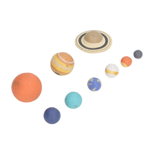 Solar System Model PVC Cute 9 Planets Figure for