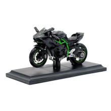 1/18 Diecast Motorcycle Model with Adjustable Shock Absorber for Kids, Toy, Collectible Gift