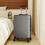 Living And Home 20 Inch Lightweight Hardside Travel Suitcase, Silver 3