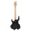 Flame Electric Guitar HSH Pickup Shaped W/ Strap Picks Shake Cable Black 11